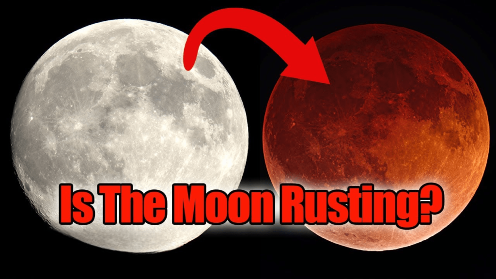 is the moon rusting