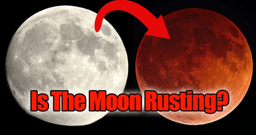 is the moon rusting